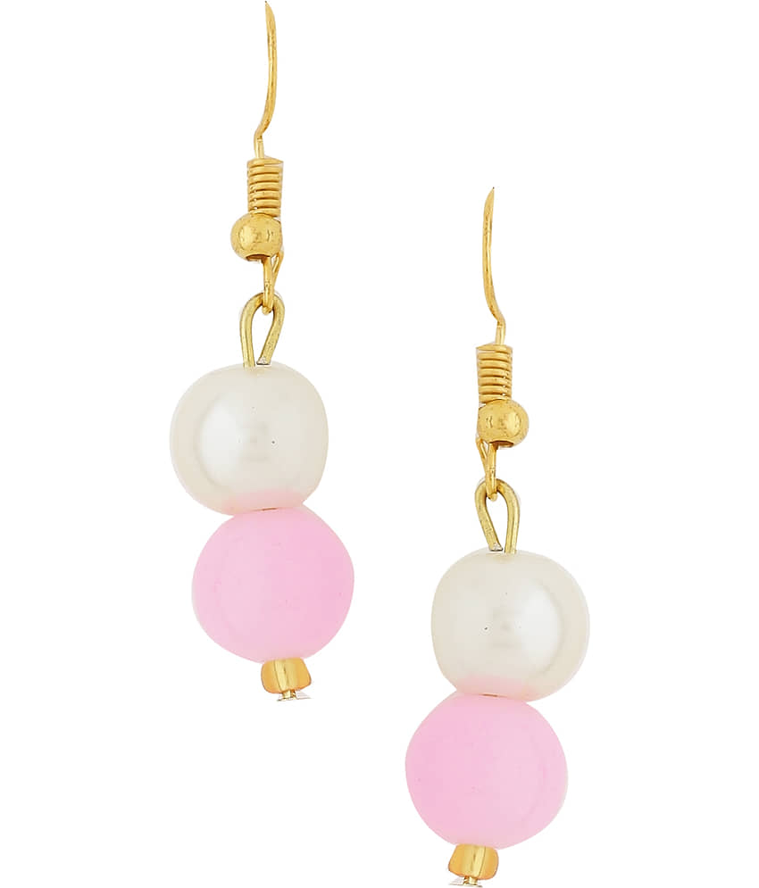 VIRAASI - Pink Alloy Necklace Set ( Pack of 1 ) view 2