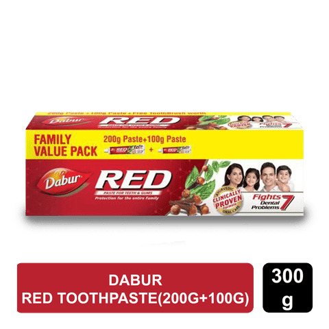 Dabur Red Toothpaste, 300 gm Pack view 2