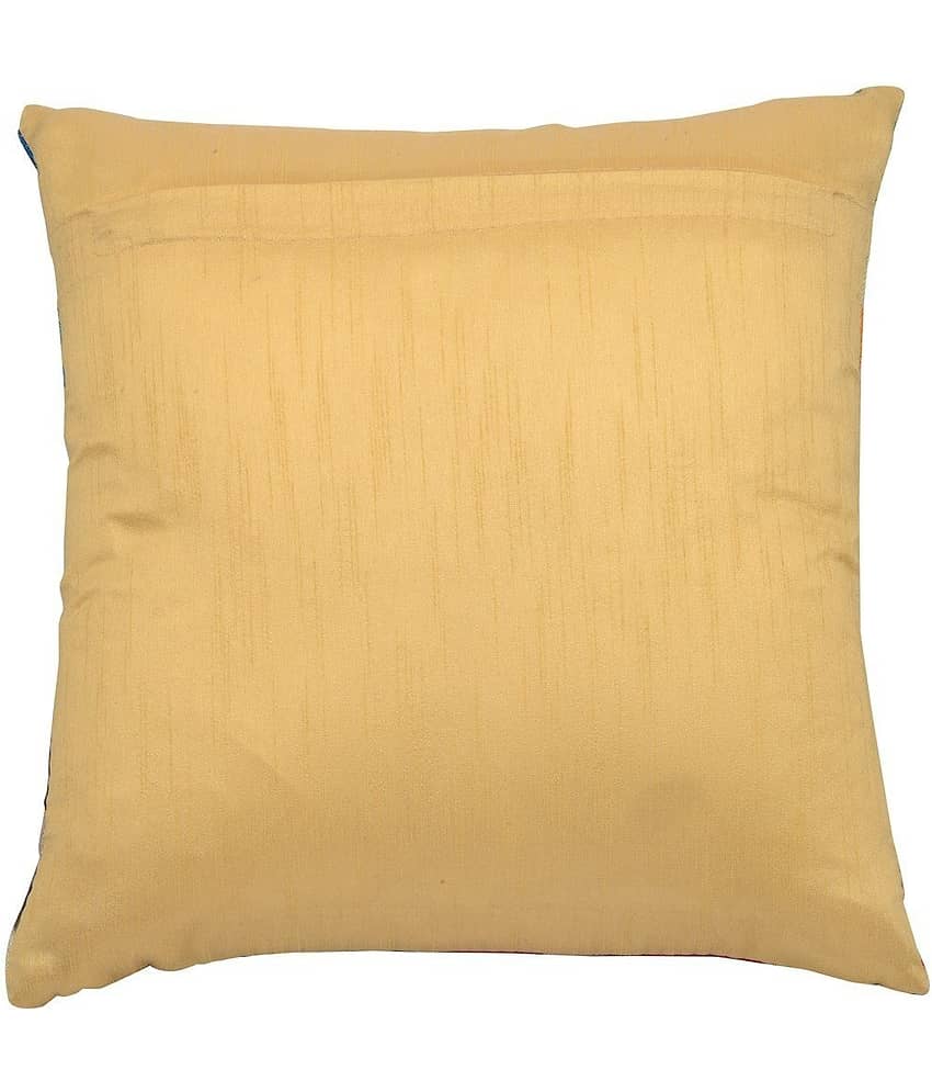 Home Style Set of 5 Jute Cushion Covers 40X40 cm (16X16) view 2