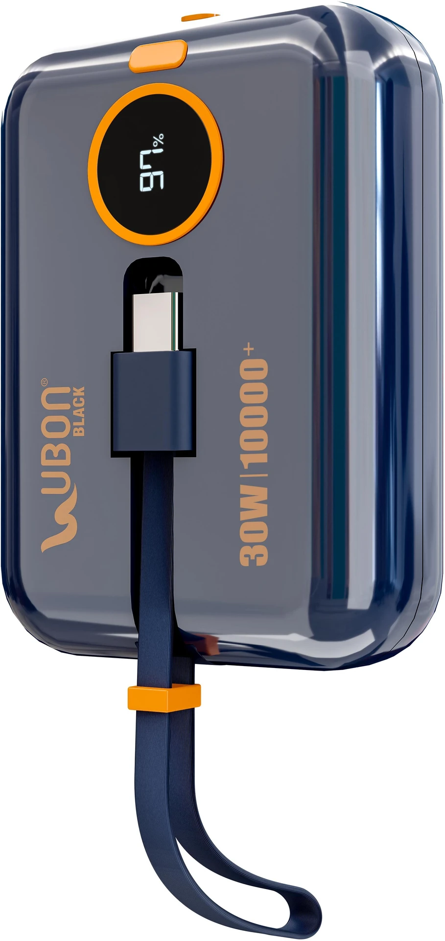 UBON PB-X107 10000mAh 30W Fast Charging Power Bank | USB-C PD & QC Portable Power Bank | High-Speed Dual Output External Battery Pack with LED Indicator | Compact Travel Charger for Android, iPhone, Tablets & More (Random Color) view 2