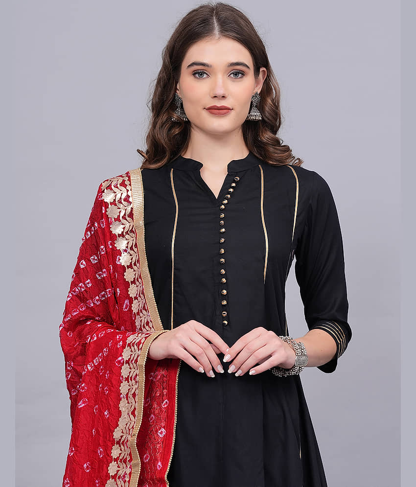 HIGHLIGHT FASHION EXPORT Rayon Embellished Kurti With Pants Women's Stitched Salwar Suit - White ( Pack of 1 ) view 2