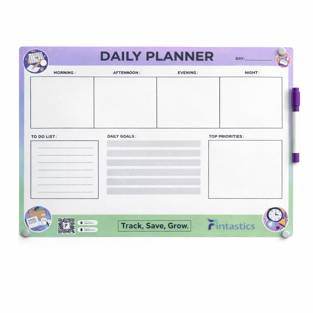 Fintastics Magnetic Daily Sheet Planner