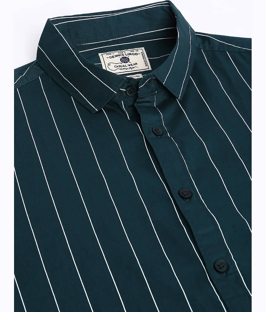 Dennis Lingo - Green 100% Cotton Slim Fit Men's Casual Shirt ( Pack of 1 ) view 2
