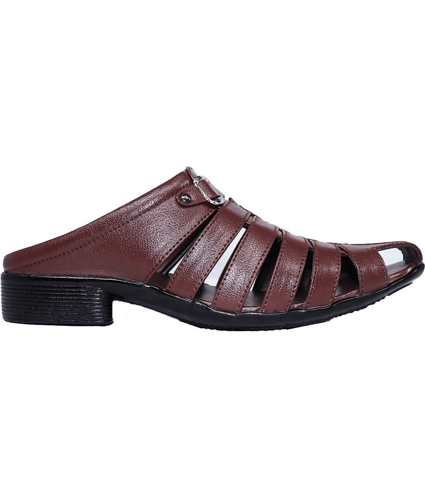 RAGE GAZE - Brown Men's Sandals view 2