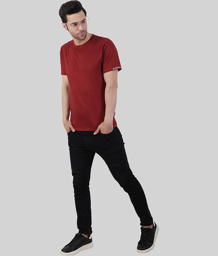 Comey Pack of 3 100% Cotton Regular Fit Men's T-Shirt ( Multicolor ) view 2