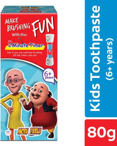 COLGATE 6AGE PASTE MOTU PATLU
