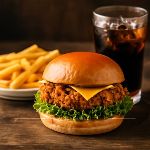 Chicken Burger Combo