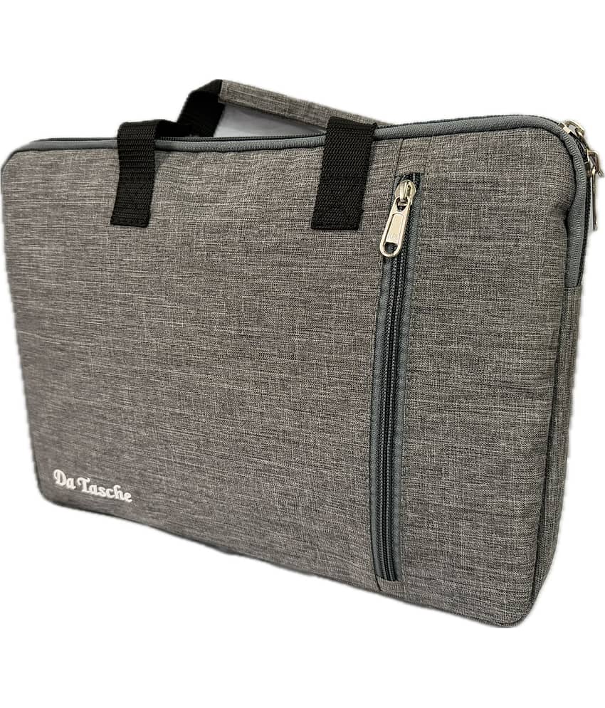 Da Tasche Grey Laptop Sleeves view 2