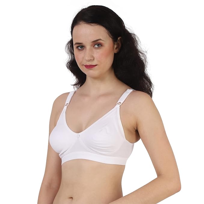 Mastectomy Cancer Pocket Molded Clear Seamless Look T Shirt Bra view 2