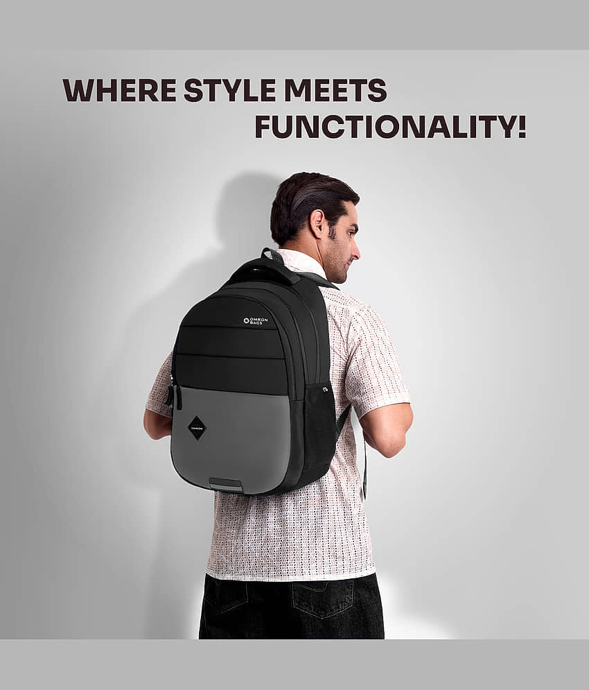 OMRON BAGS 28 Ltrs Black Laptop Bags view 2