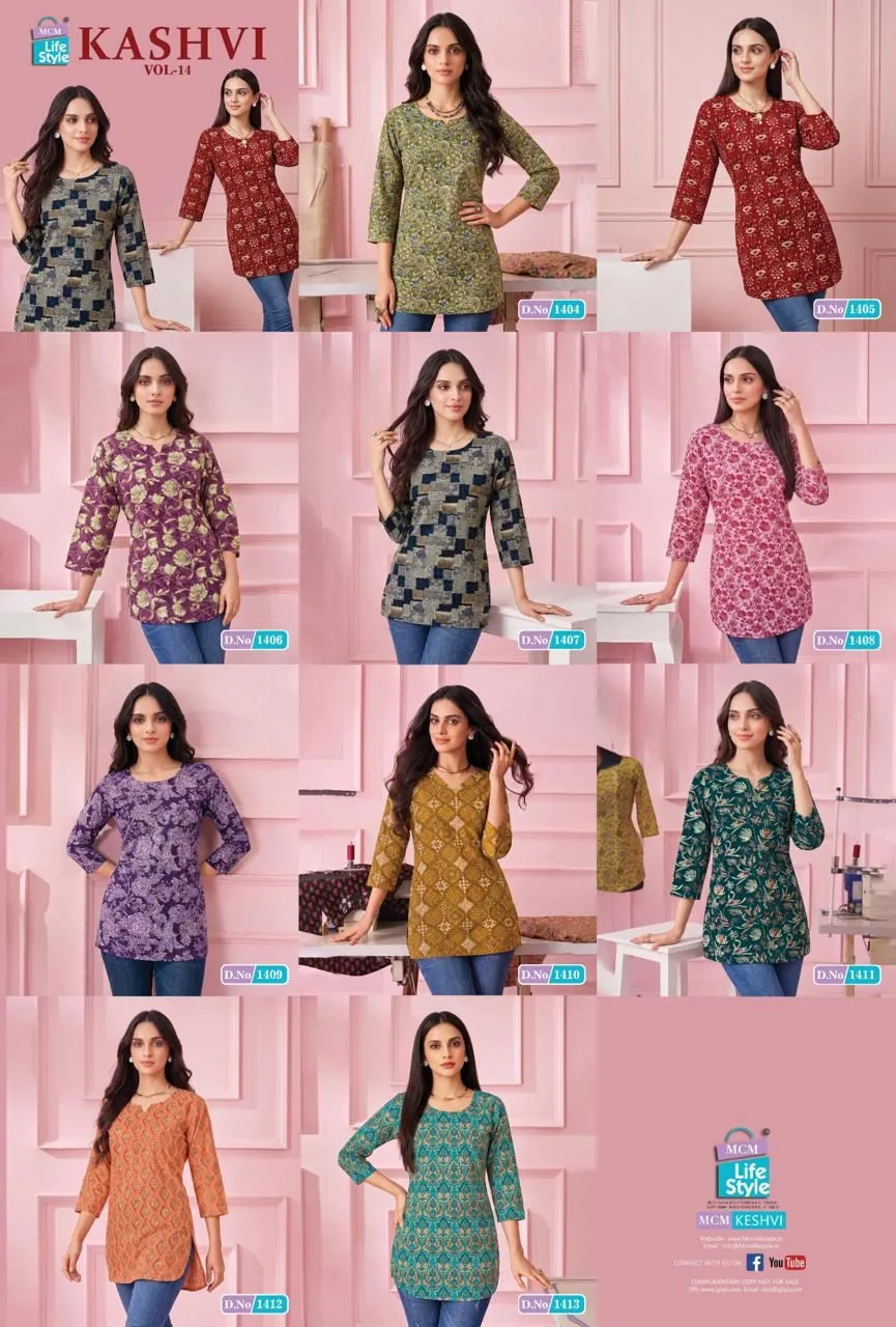 Pure cotton short kurties view 2