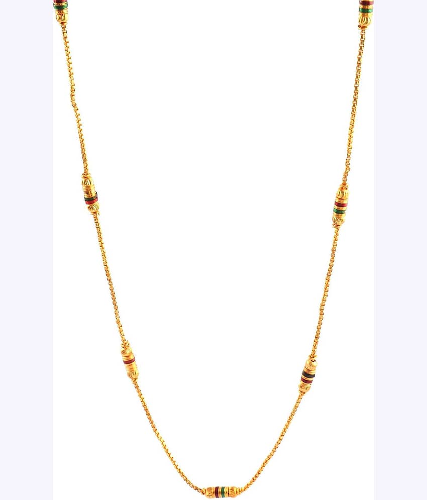 Jewarhaat Gold Plated Chain ( Set of 1 ) view 2