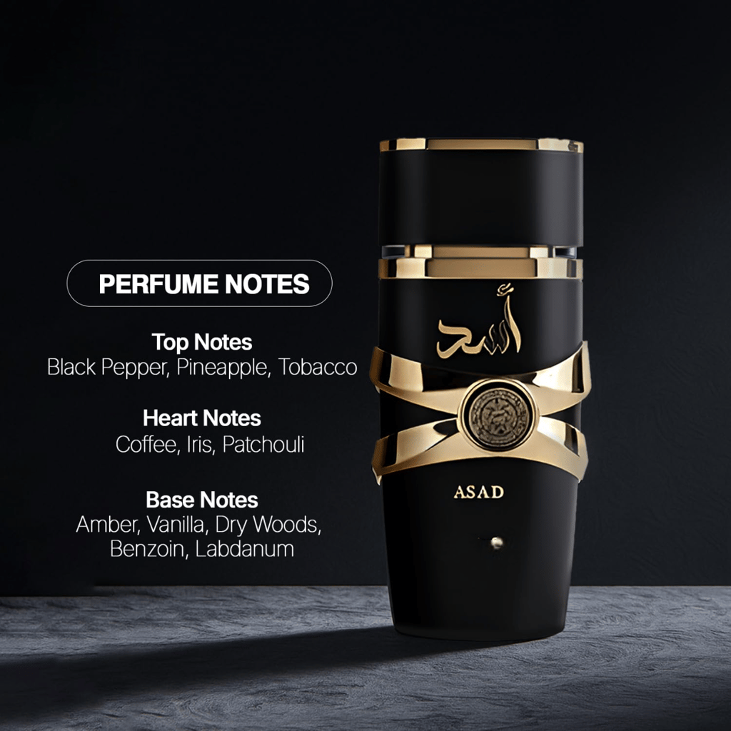 Lattafa Asad Eau De Parfum 100ml Long Lasting Luxury Perfume Spray For Men | Premium Refreshing Oud and Musk Fragrances (Asad) view 2