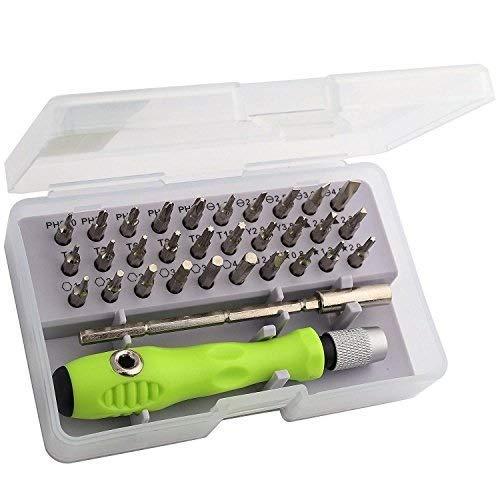 Screw Driver Kit Set, 32 in 1 for Mobile Repairing Laptop Repairing Tool Opening Watch Electronic Mini Phone ,Bits Set with Magnetic Flexible Extension view 2