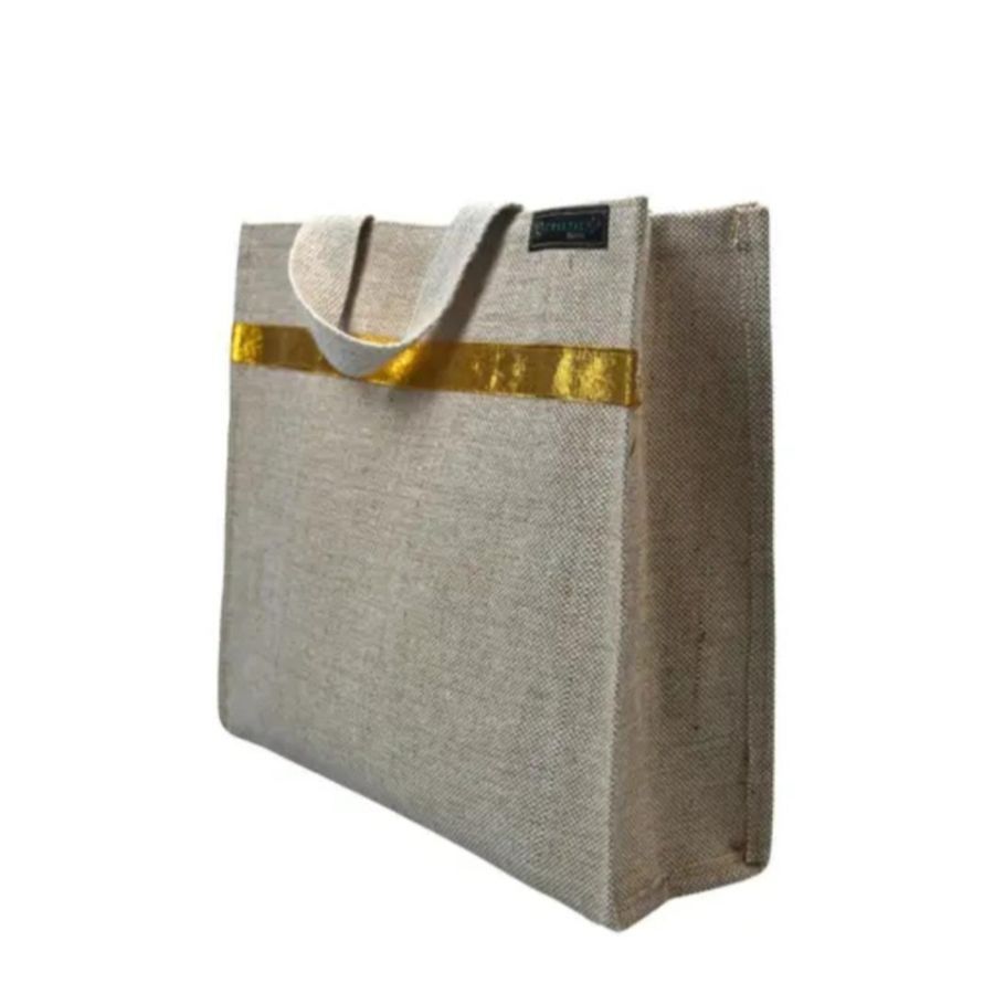 Jute Tote Bag view 2