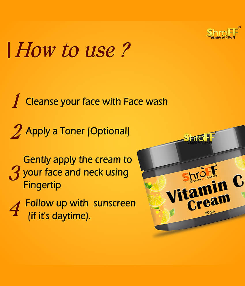 Shroff Day Cream All Skin Type Vitamin C ( 50 gm ) view 2