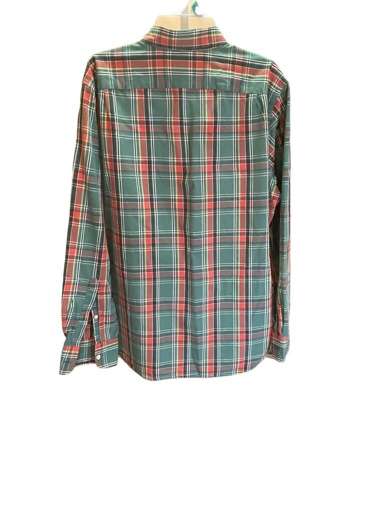 Men's Checkered Slim Fit Cotton Casual Shirt view 2