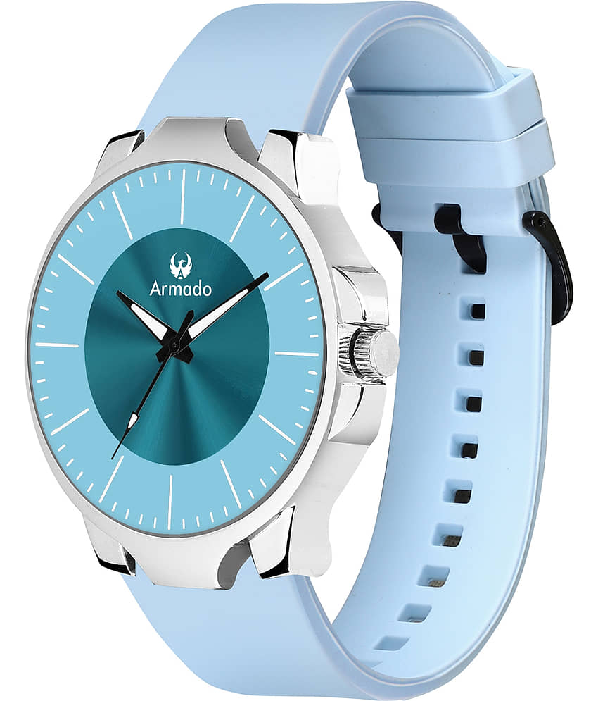 Armado Blue Silicon Analog Men's Watch