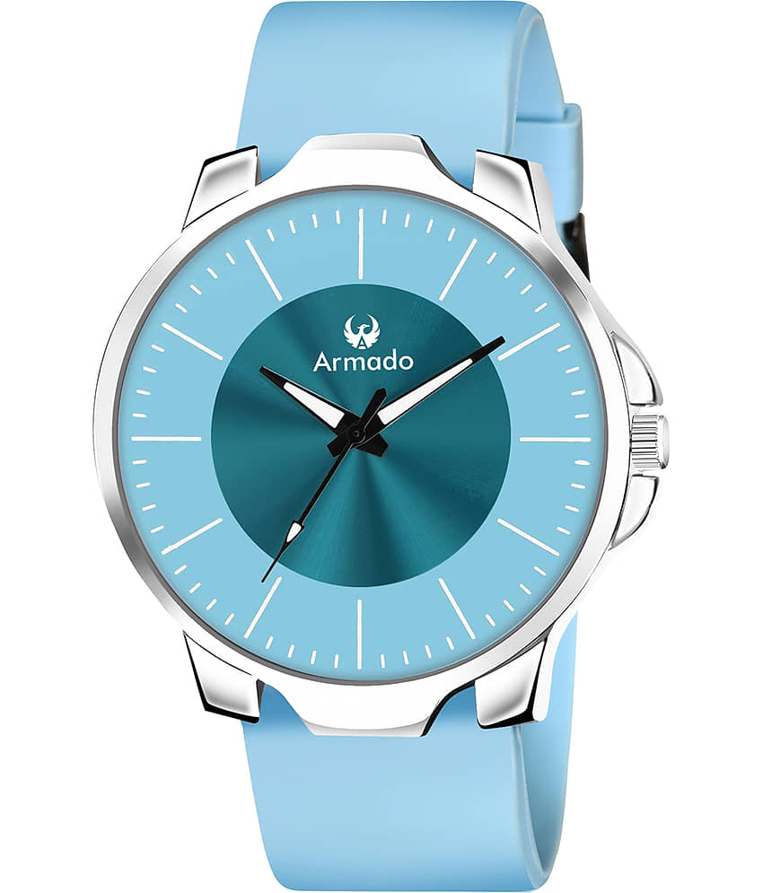 Armado Blue Silicon Analog Men's Watch view 2