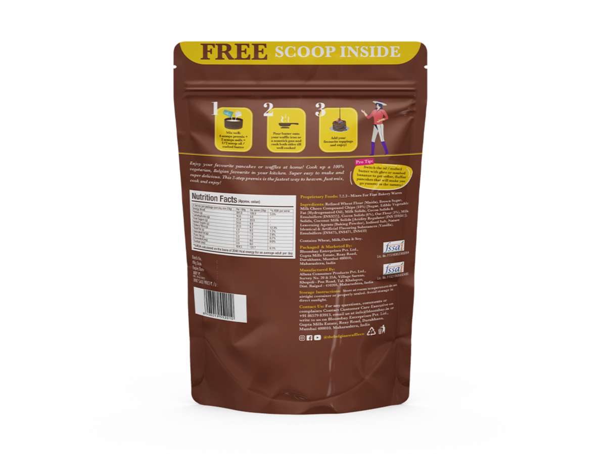 Choco Oats Pancake & Waffle Premix 250gms view 2