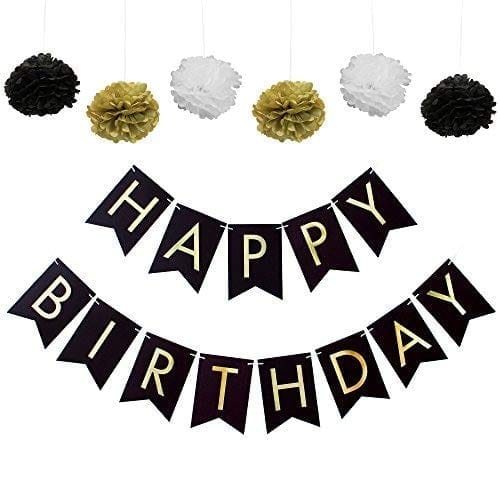 Happy Birthday Banner for Birthday Celebration of Kids and Adults view 2