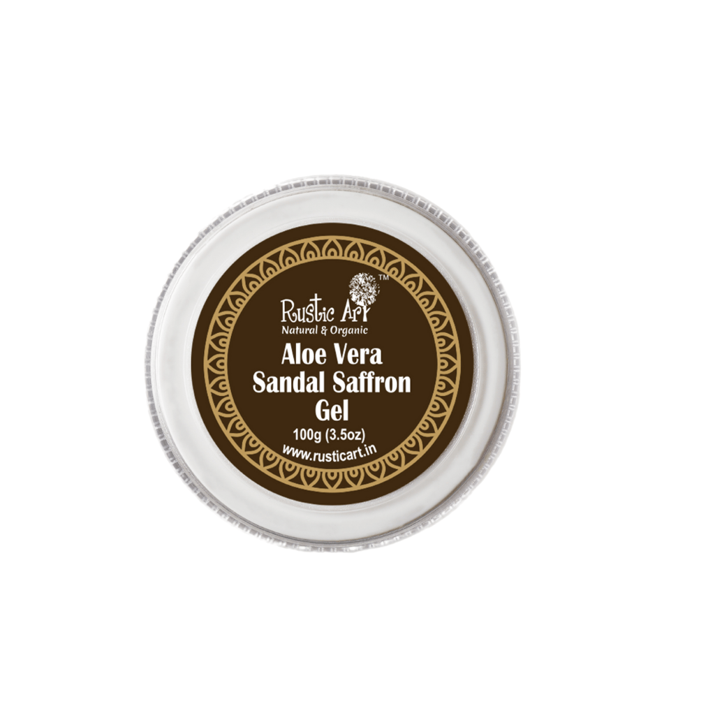 Aloe Vera Sandal Saffron Gel with Niacinamide view 2