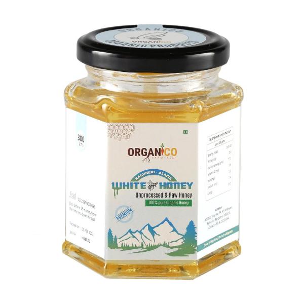 Organico White Honey (Kashmir Acasia) 300 Gms