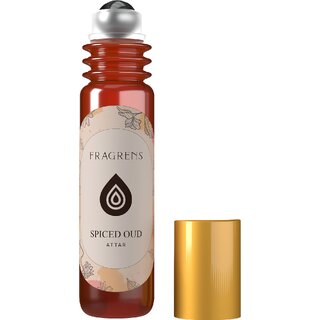 Fragrens Spice Oud Attar 10ml Long Lasting Alcohol-Free Oriental Perfume Oil for Men Women view 2