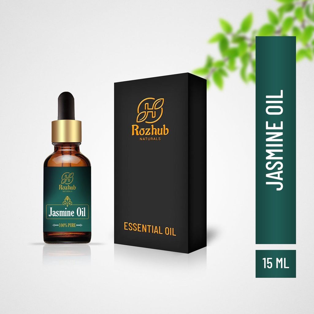 Rozhub Naturals Jasmin Essential Oil - 100% Natural & Pure Undiluted - 15ml view 2