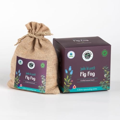 Fig Fog - Exotic wild Fig aroma | Organic | Car Freshner | 60 Days Freshness | For Home, Kitchen, Office, washroom | Tribal Western Ghats | Fruity Botanical Aroma | US-EPA registered | 30 Grams