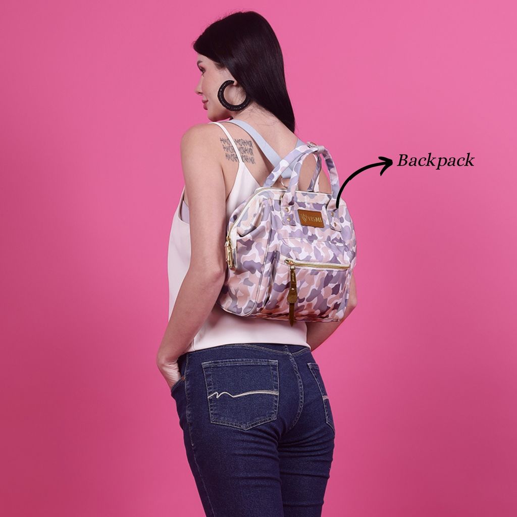 VISMIINTREND Diaper Bags for Mom | Travel Maternity Backpack Bags | Water Resistant | Premium Oxford Fabric | Gifts for Mom to Be | Baby Shower Gift view 2