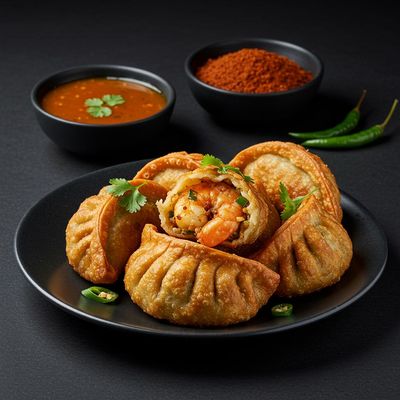 Prawn Fried Momos