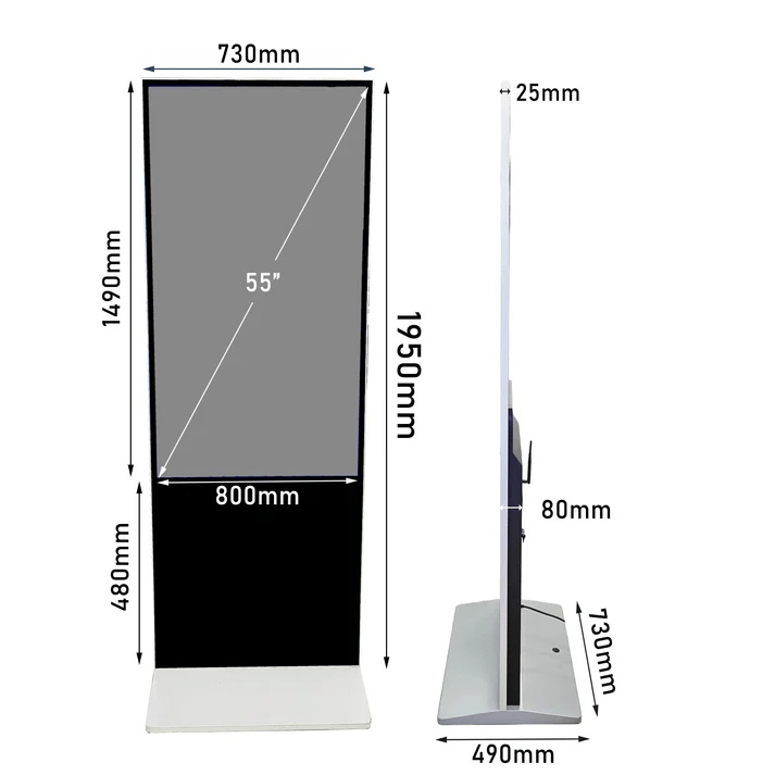 55" Non Touch 4K Commercial Display view 2