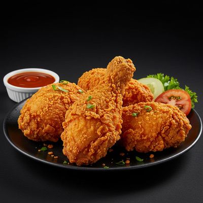 Hot And Crunchy Chicken 4 Pcs