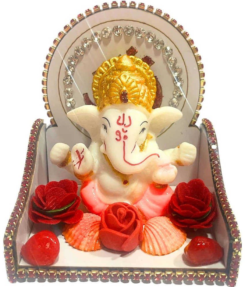 ITBeater Lord Ganesha Ideal For Car Dashboard ( Pack of 1 )