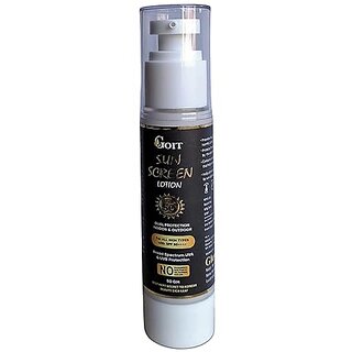 Goit Sun Screen Lotion, SPF 50+, Dual Protection Indoor Outdoor, 50 gm