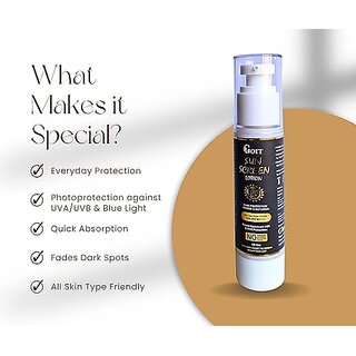 Goit Sun Screen Lotion, SPF 50+, Dual Protection Indoor Outdoor, 50 gm view 2