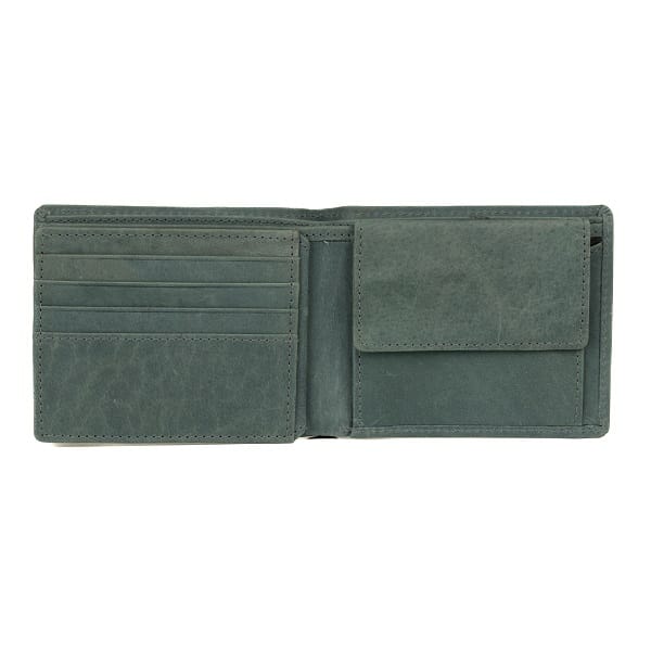 Luxury Genuine Leather Wallet for Men - RFID Blocking Bifold Wallet with 10 Card Slots, 2 ID Windows, 2 Cash Compartments view 2