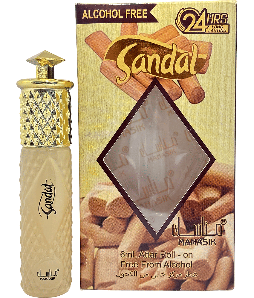 SANDAL Premium Alcohol-Free Attar Roll-on, 6ml view 2