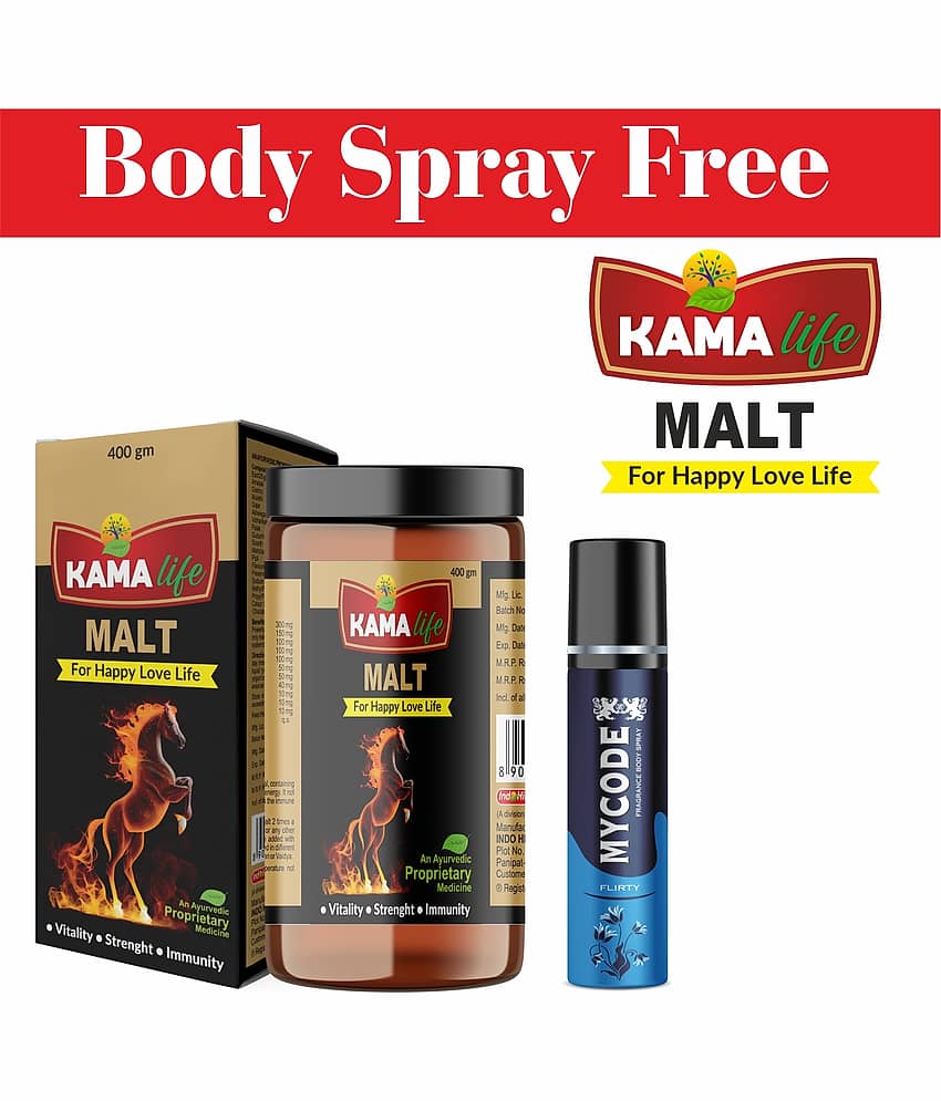 Kama Life Malt 400gm For Happy Love Life And Flirty Perfume Free