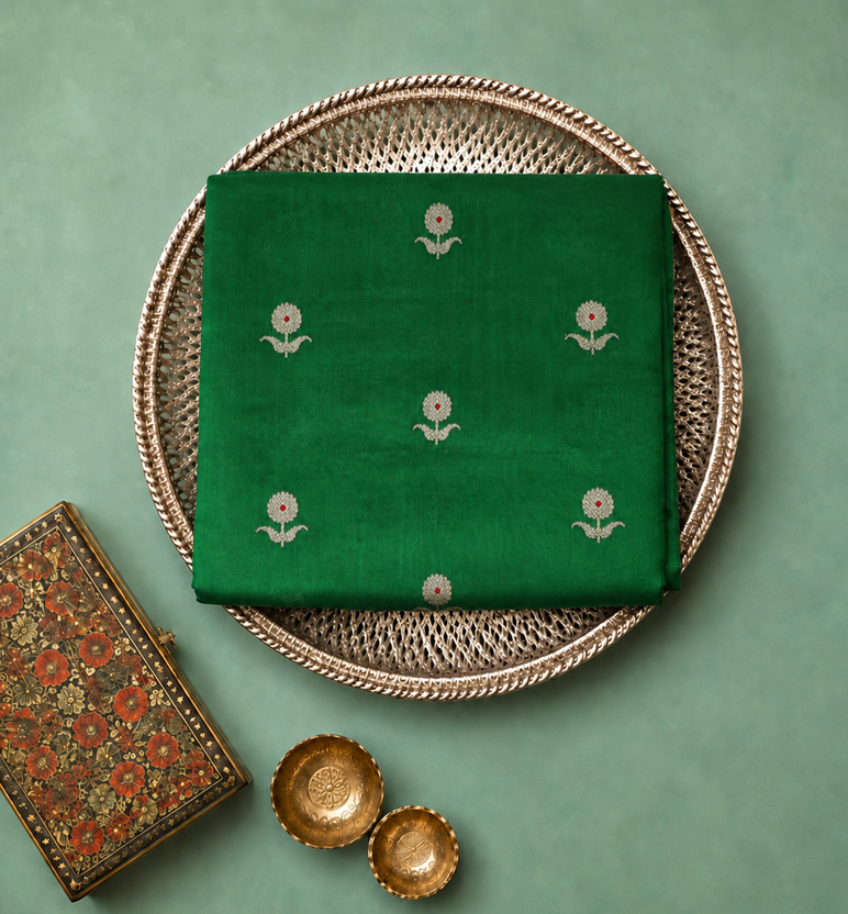 Handloom Chanderi Pure Silk Saree
