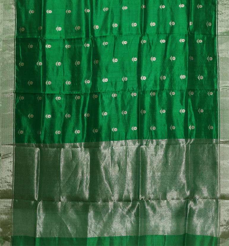 Handloom Chanderi Pure Silk Saree view 2