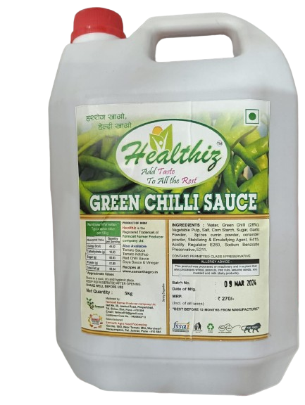 Green Chilli Sauce 5kg