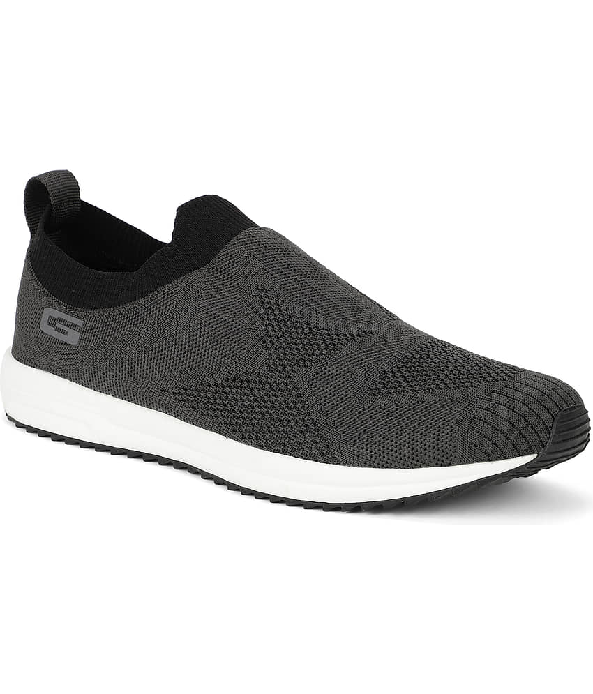 GOLDSTAR Charcoal Men's Sports Running Shoes view 2