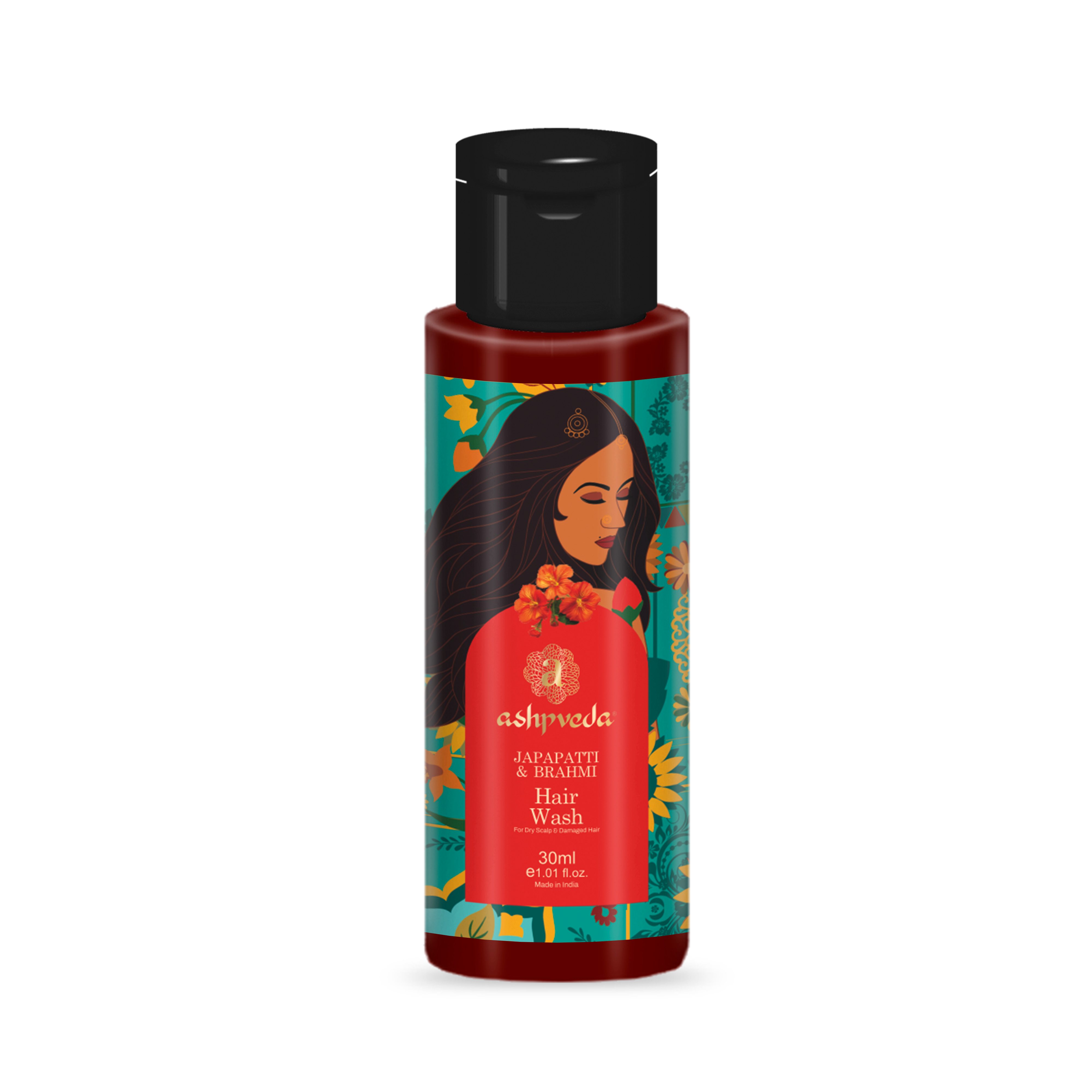 ashpveda Japapatti Brahmi Hair Wash Shampoo for Dry Scalp view 2