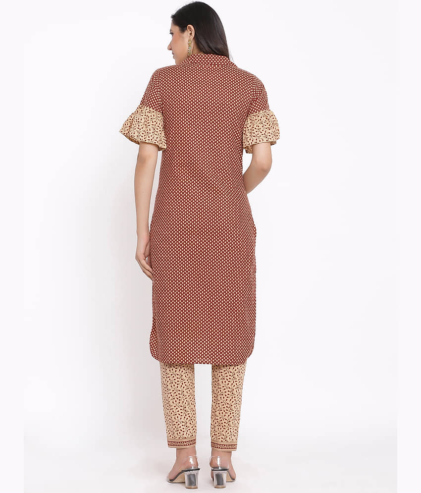 SAART BUNAAI Cotton Kurti With Pants - Stitched Suit view 2