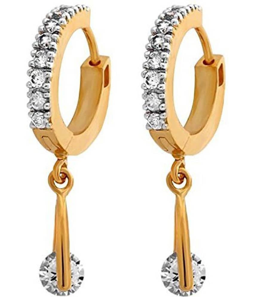 YOUBELLA Multi Color Huggies Earrings ( Pack of 1 ) view 2