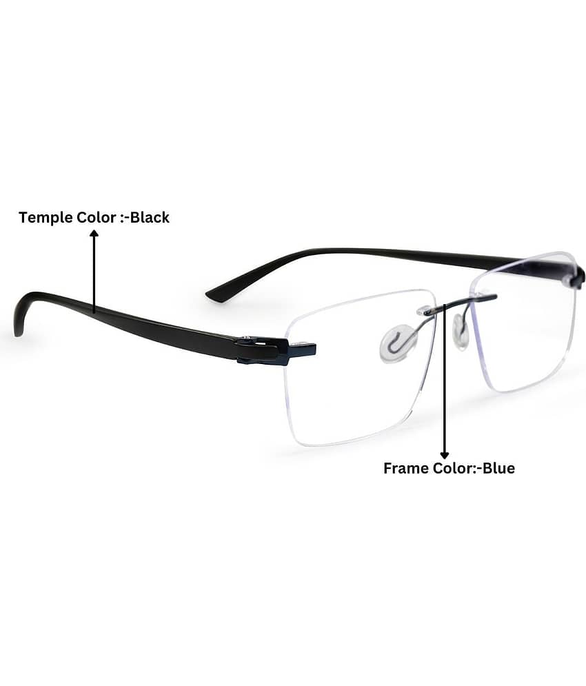 Redex Black Square Eyeglass Frame ( Pack of 1 ) view 2