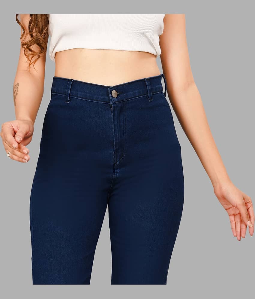 EVYAVAN ENTERPRISE - Navy Blue Denim Regular Fit Women's Jeans ( Pack of 1 ) view 2