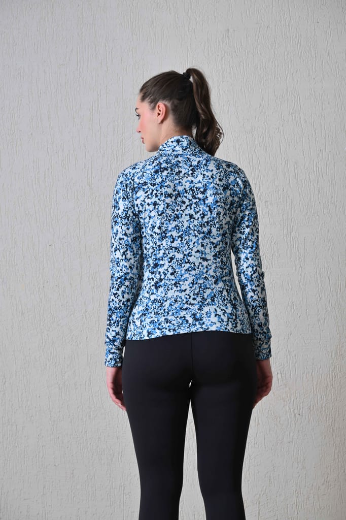 Body Smith Women Solid Full Sleeves Mesh Zipper view 2